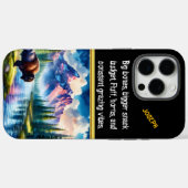 Coques Case-Mate iPhone Buffle par une rivière sereine dans la nature (Verso (horizontal))