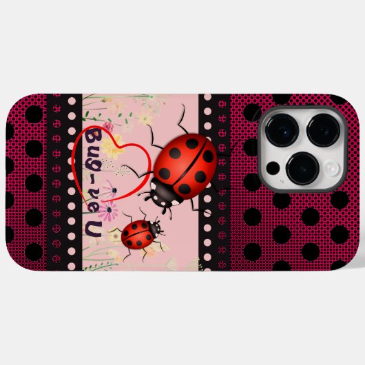 Coques Case-Mate iPhone Bug Ladybug Luv (Verso (horizontal))