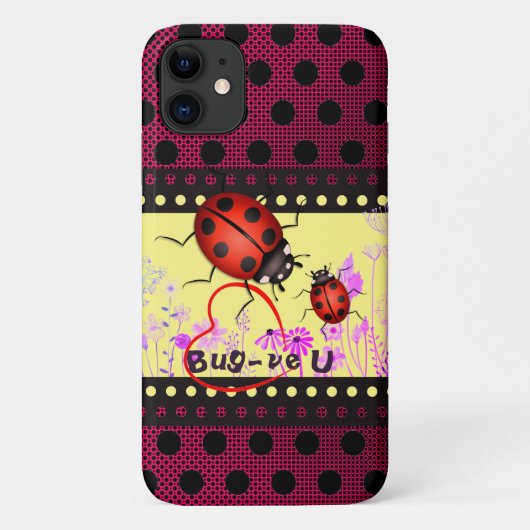 Coques Case-Mate iPhone Bug Me Ladybug (Dos)