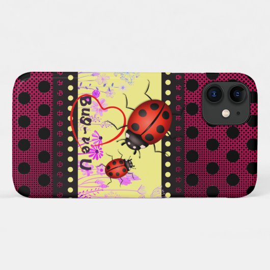 Coques Case-Mate iPhone Bug Me Ladybug (Dos (Horizontal))