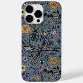 Coques Case-Mate iPhone Bugs de Doodle sur le gris de latte (Verso)