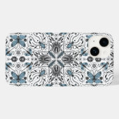 Coques Case-Mate iPhone Bugs, noir et bleu (Verso (horizontal))