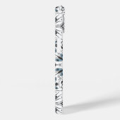 Coques Case-Mate iPhone Bugs, noirs et bleus (Verso / Droite)