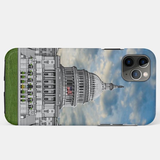 Coques Case-Mate iPhone Building aux États-Unis (Dos (Horizontal))