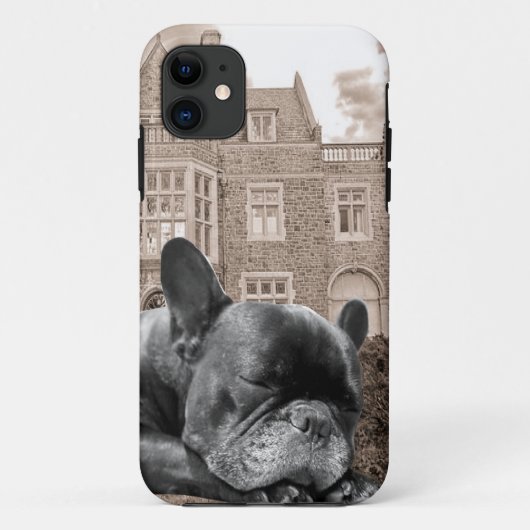 Coques Case-Mate iPhone Buldogs français dormant (Dos)