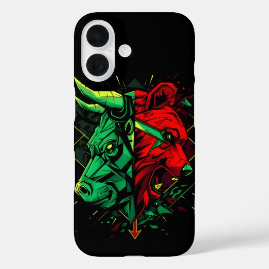 Coques Case-Mate iPhone Bull Bear Duel Forces (Verso)