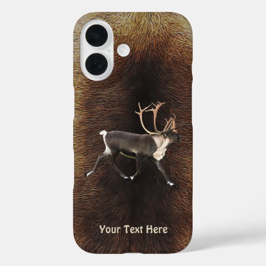 Coques Case-Mate iPhone Bull Caribou (Reindeer) Coque-coque iphone (Verso)