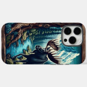 Coques Case-Mate iPhone Bull Moose By The Stream (Verso (horizontal))