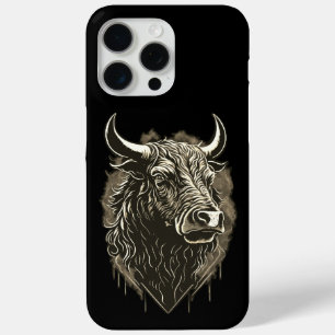 Coque iPhone 15 Pro Max Bull Portrait