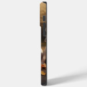 Coques Case-Mate iPhone Bull Terrier Chiot Automne Citrouille de plaisir (Verso / Gauche)