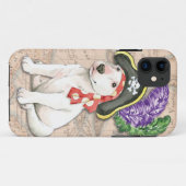 Coques Case-Mate iPhone Bull Terrier Pirate (Dos (Horizontal))