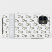 Coques Case-Mate iPhone Bulldog anglais personnalisé (Brindle) (Dos (Horizontal))