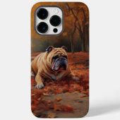 Coques Case-Mate iPhone Bulldog en automne Feuilles automne Inspire (Verso)