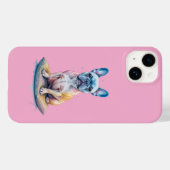 Coques Case-Mate iPhone Bulldog Francés Colorido y Artístico  (Verso (horizontal))