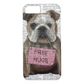 Coques Case-Mate iPhone Bulldog Free Hugs (Dos)