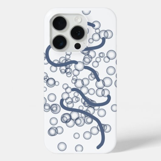 Coques Case-Mate iPhone Bulle bleue (Verso)