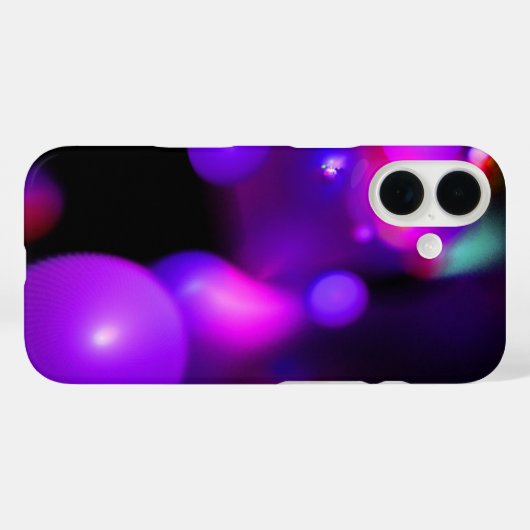Coques Case-Mate iPhone BULLE QUANTUM violet (Verso (horizontal))