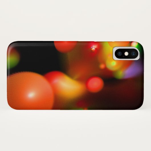 Coques Case-Mate iPhone BULLE QUANTUME rouge rose blanche (Dos (Horizontal))