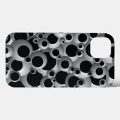 Coques Case-Mate iPhone Bulles Bouillonnantes Noires (Verso (horizontal))