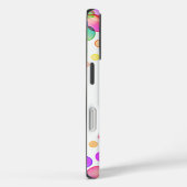 Coques Case-Mate iPhone Bulles colorées vives Personnalisées Blanches (Verso / Droite)