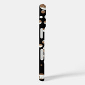 Coques Case-Mate iPhone Bulles en noir (Verso / Droite)