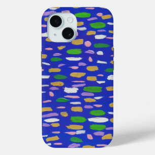 Coque Pour iPhone 15 Bulles et blues