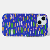Coques Case-Mate iPhone Bulles et blues (Verso (horizontal))