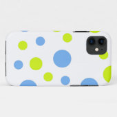 Coques Case-Mate iPhone Bulles Jaunes Bleues Funky Heureuses (Dos (Horizontal))