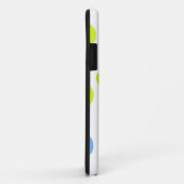 Coques Case-Mate iPhone Bulles Jaunes Bleues Funky Heureuses (Dos/Droite)