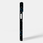 Coques Case-Mate iPhone Bulles motif 01 Black BG (Verso / Droite)