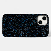 Coques Case-Mate iPhone Bulles Motif 01.FR.b Black BG (Verso (horizontal))