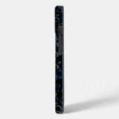 Coques Case-Mate iPhone Bulles Motif 01.FR.b Black BG (Verso / Gauche)