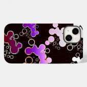 Coques Case-Mate iPhone Bulles plates P P (Verso (horizontal))