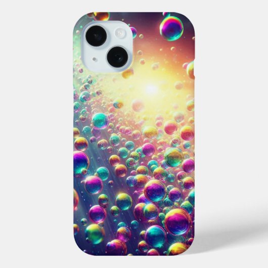 Coques Case-Mate iPhone Bulles radieuses (Verso)