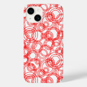 Coques Case-Mate iPhone Bulles rouges (Verso)