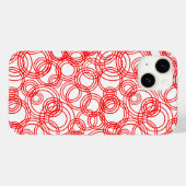 Coques Case-Mate iPhone Bulles rouges (Verso (horizontal))