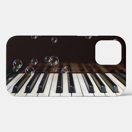 Coques Case-Mate iPhone Bulles sur Piano (Verso (horizontal))