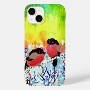 Coque Pour iPhone 14 Bullfinch Birds