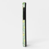 Coques Case-Mate iPhone Bumble Bee & Tulips Rose et vert Monogramme initia (Dos/Gauche)