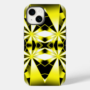 Coque Pour iPhone 14 Bumblebee Color Gradient Perspective Dessin