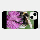 Coques Case-Mate iPhone Bumblebee sur un chardon (Verso (horizontal))