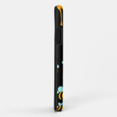 Coques Case-Mate iPhone Bumblebees illustrées Black Honey (Dos/Droite)