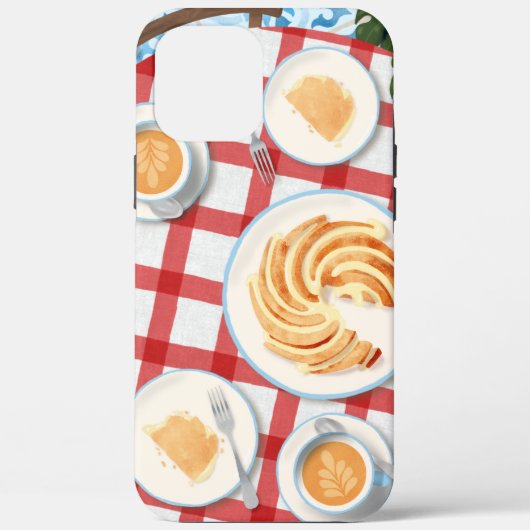 Coques Case-Mate iPhone Bundt Cake and Coffee for Two (Verso)