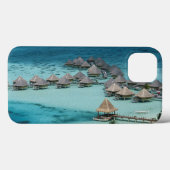 Coques Case-Mate iPhone Bungalows de l'hôtel Beachcomber (Verso (horizontal))