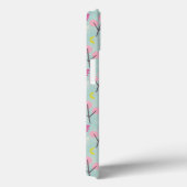 Coques Case-Mate iPhone Bunnies et fleurs roses (Verso / Droite)