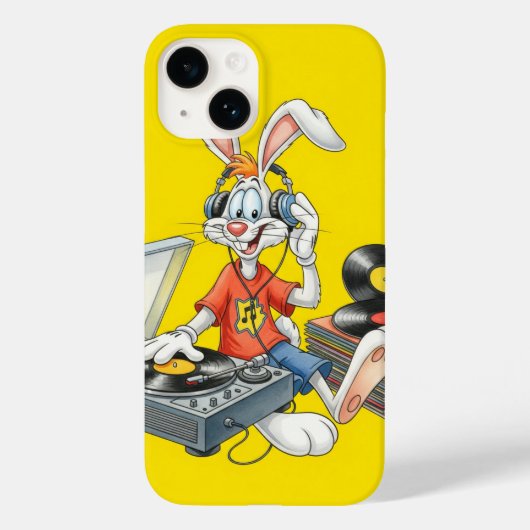 Coques Case-Mate iPhone  Bunny and Vinyl, by Natasha Us   (Verso)