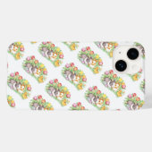 Coques Case-Mate iPhone Bunny de Pâques (Verso (horizontal))