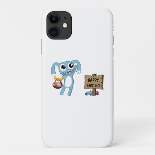 Coques Case-Mate iPhone Bunny de Pâques souhaite Joyeux Pâques (Dos)