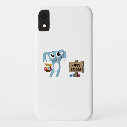 Coques Case-Mate iPhone Bunny de Pâques souhaite Joyeux Pâques (Dos)