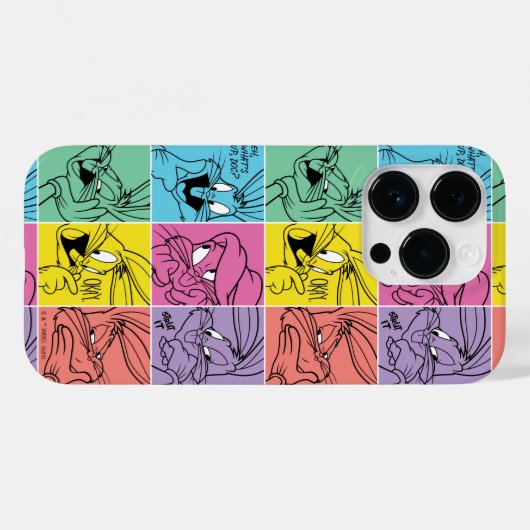 Coques Case-Mate iPhone BUNNY™ - Expressions de blocs de couleur (Verso (horizontal))